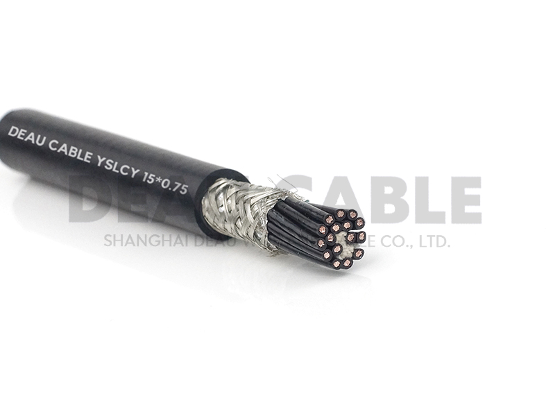 歐標屏蔽電纜YSLCY 15*0.75